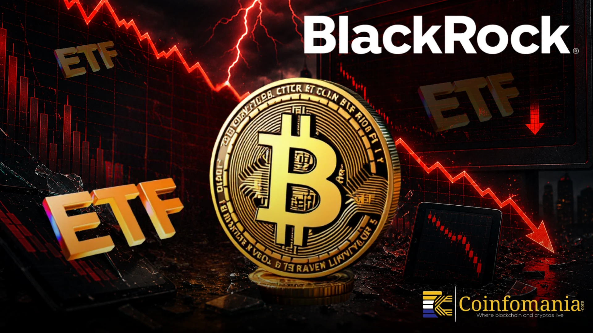 BlackRock’s Bitcoin ETF Bleeds $448M as Outflows Intensify