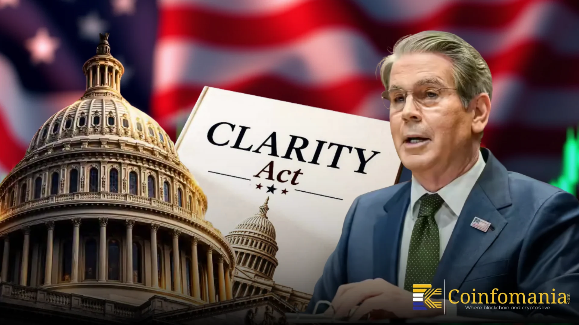 CLARITY Act Wins Treasury Secretary Bessent’s Backing in Senate