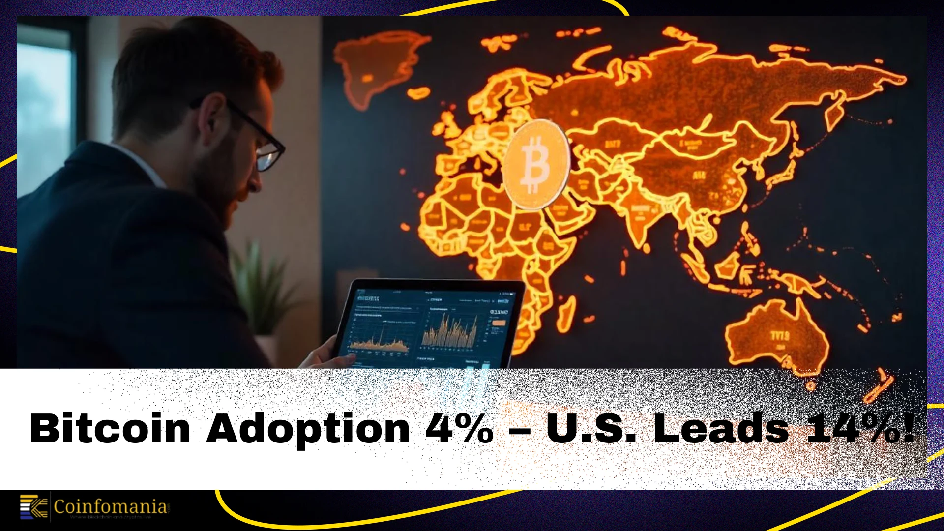 Global Bitcoin Adoption Soars: 4% of the World Now Holds BTC— U.S. Leads  with 14%! Does Your Nation Rank in the Global Bitcoin Adoption Race?