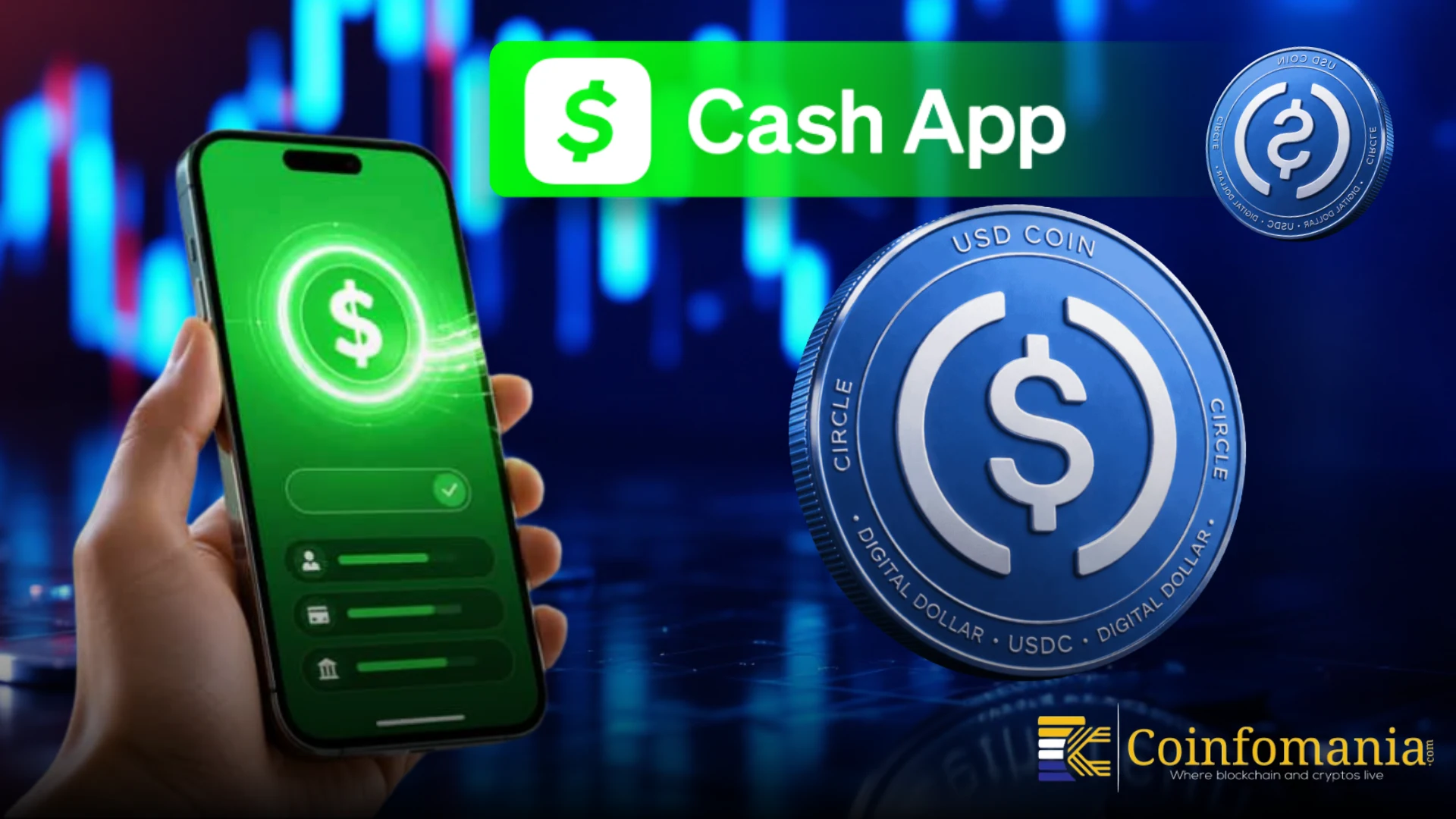 Cash App USDC Transfers Go Multi Chain Without Wallets
