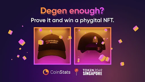 CoinStats Brings Degen Checkpoint to TOKEN2049 Singapore