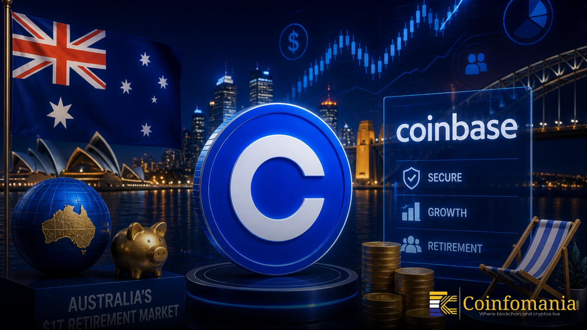 Coinbase Targets Australia’s $1T Retirement Market With Crypto