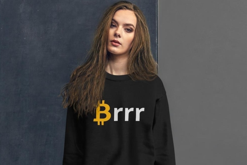 CryptoClove Brr Bitcoin apparel shirt