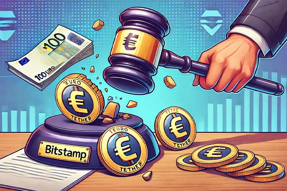 Euro Tether delisted from Bitstamp due to MiCA