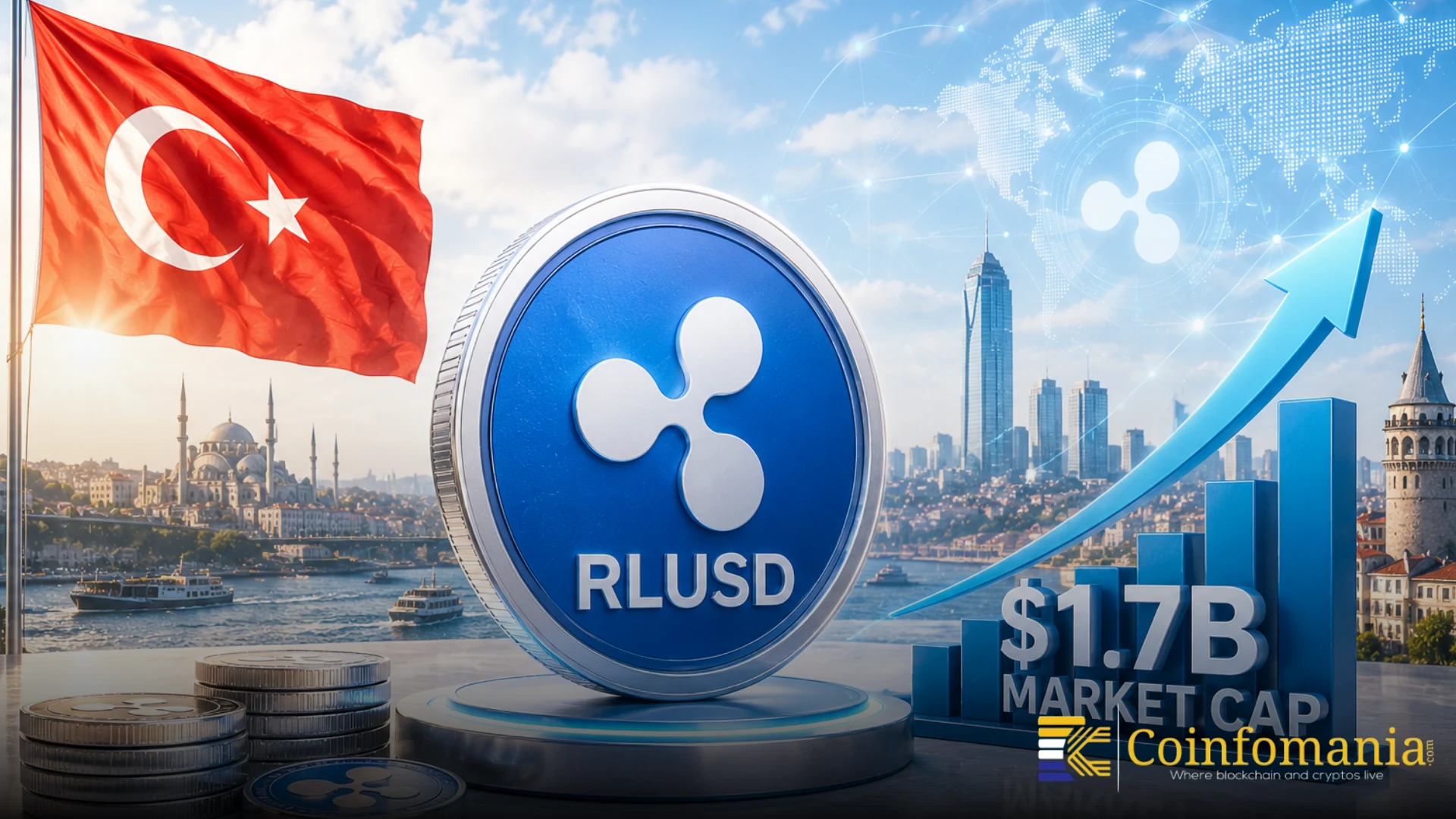Ripple’s RLUSD Hits $1.7B Market Cap as It Launches in Turkey