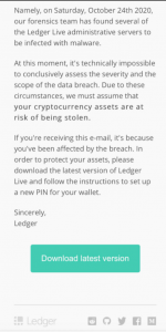 Ledger Phishing Scam