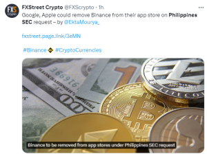 Philippines SEC Directs Major App Stores to Remove Binance