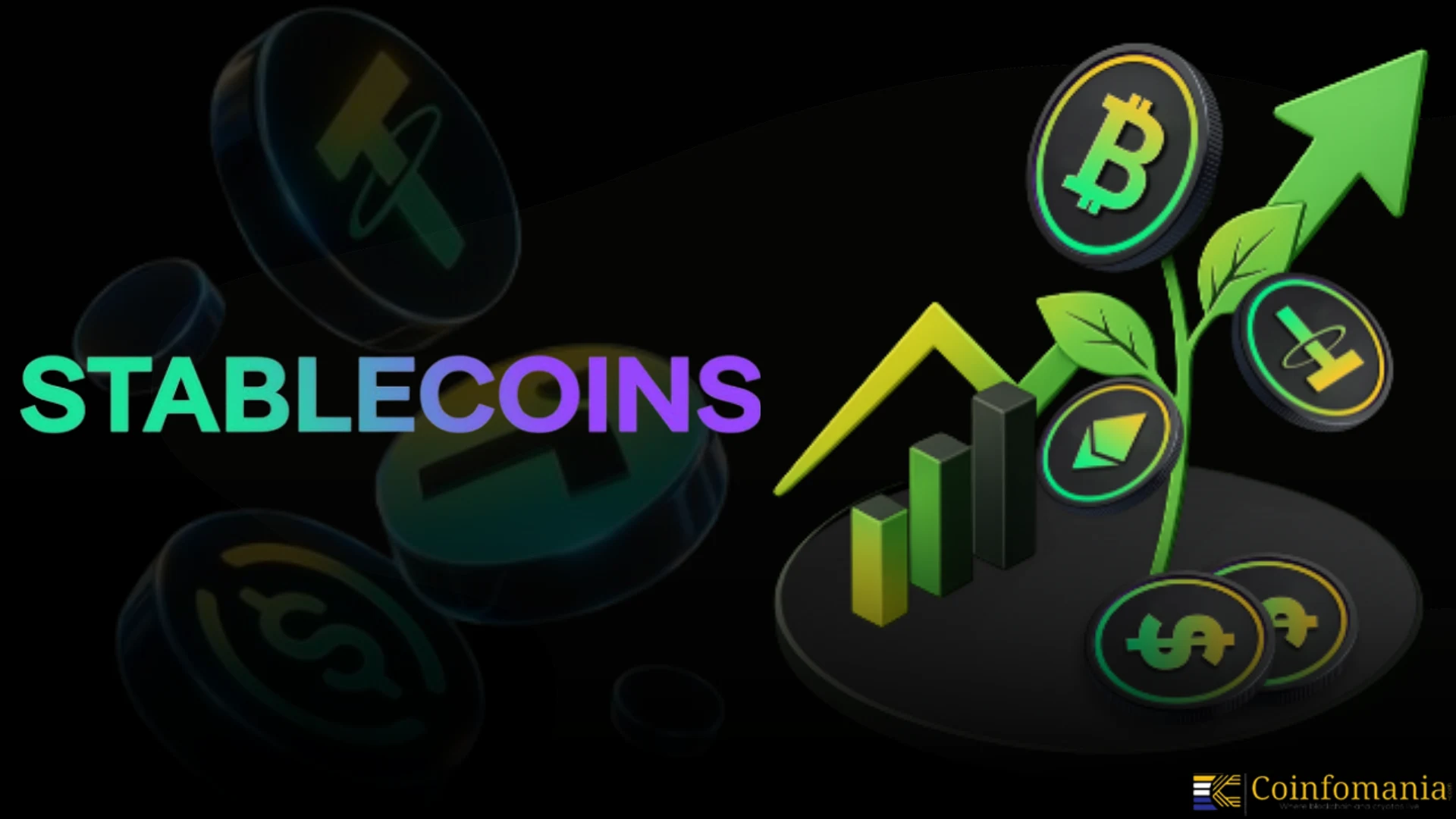 El uso de stablecoins sigue siendo reducido, según Visa y Mastercard