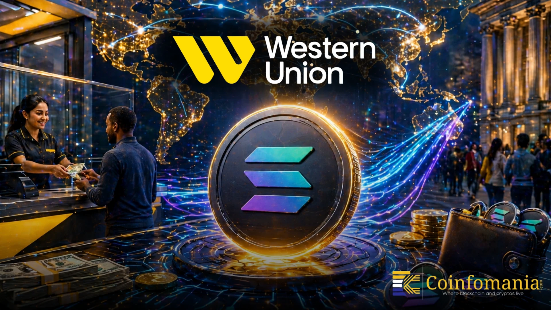 Western Union Launches Solana Stablecoin USDPT Next Month