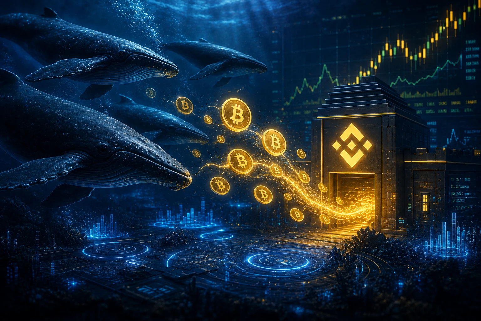 Whales Moved 3,200 Bitcoin To Binance, What History Says Next