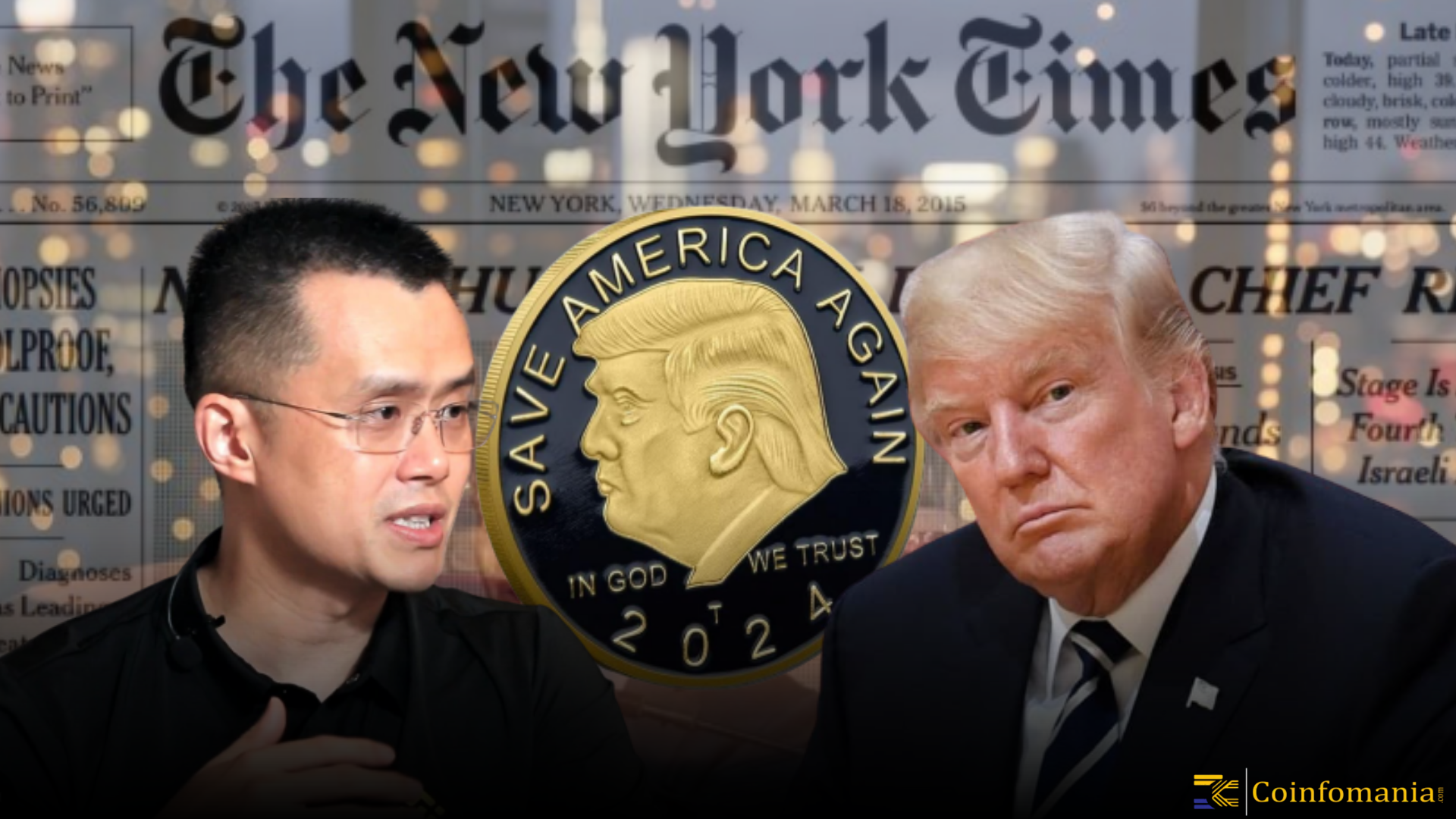 CZ Calls Out New York Times Over Trump Memecoin Dinner Inquiry, ‘Cousin’ Reference, and Alleged Smear Campaign Targeting Binance logo