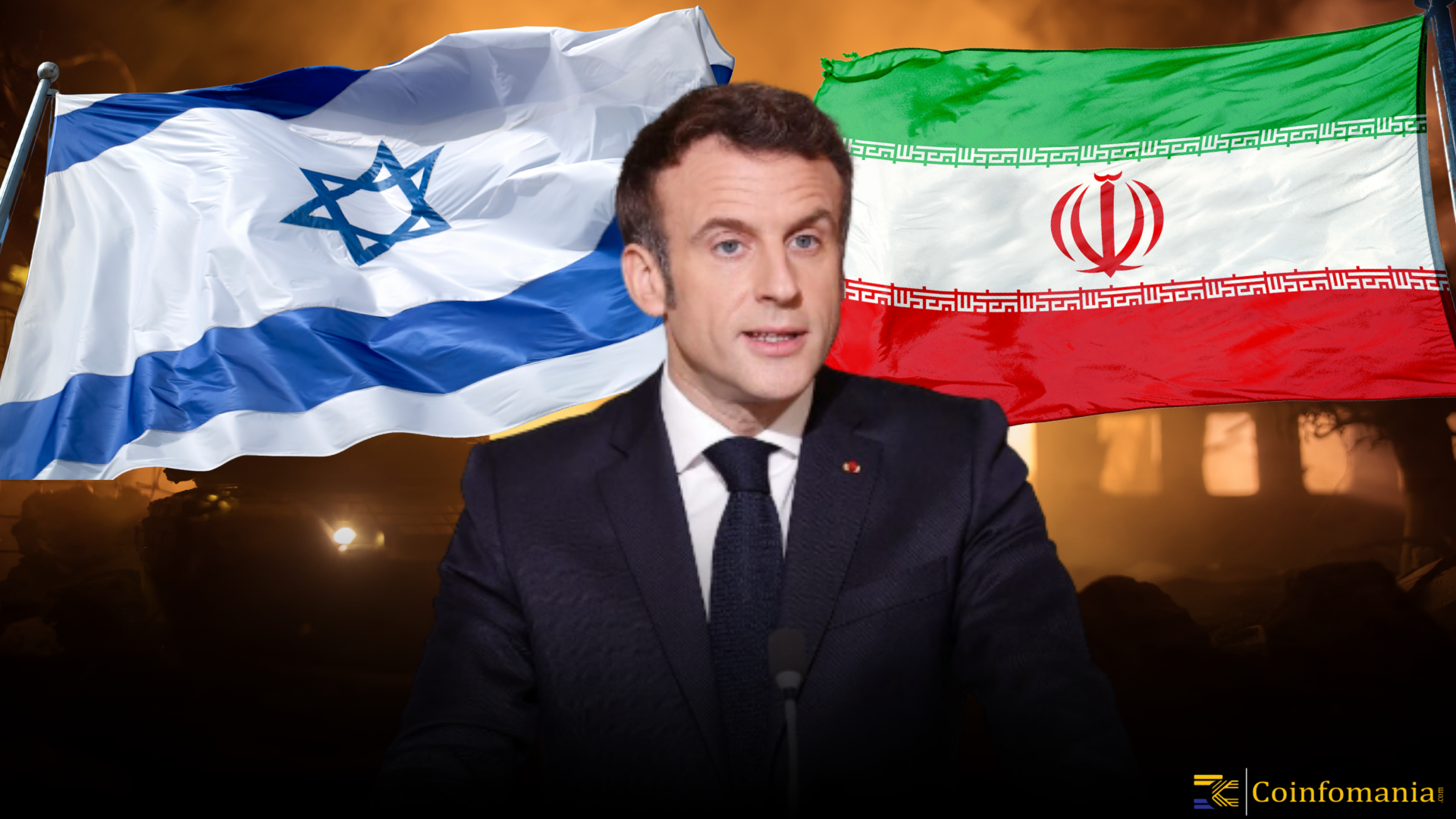 French President Slams Civilian Strikes in Iran-Israel Escalation