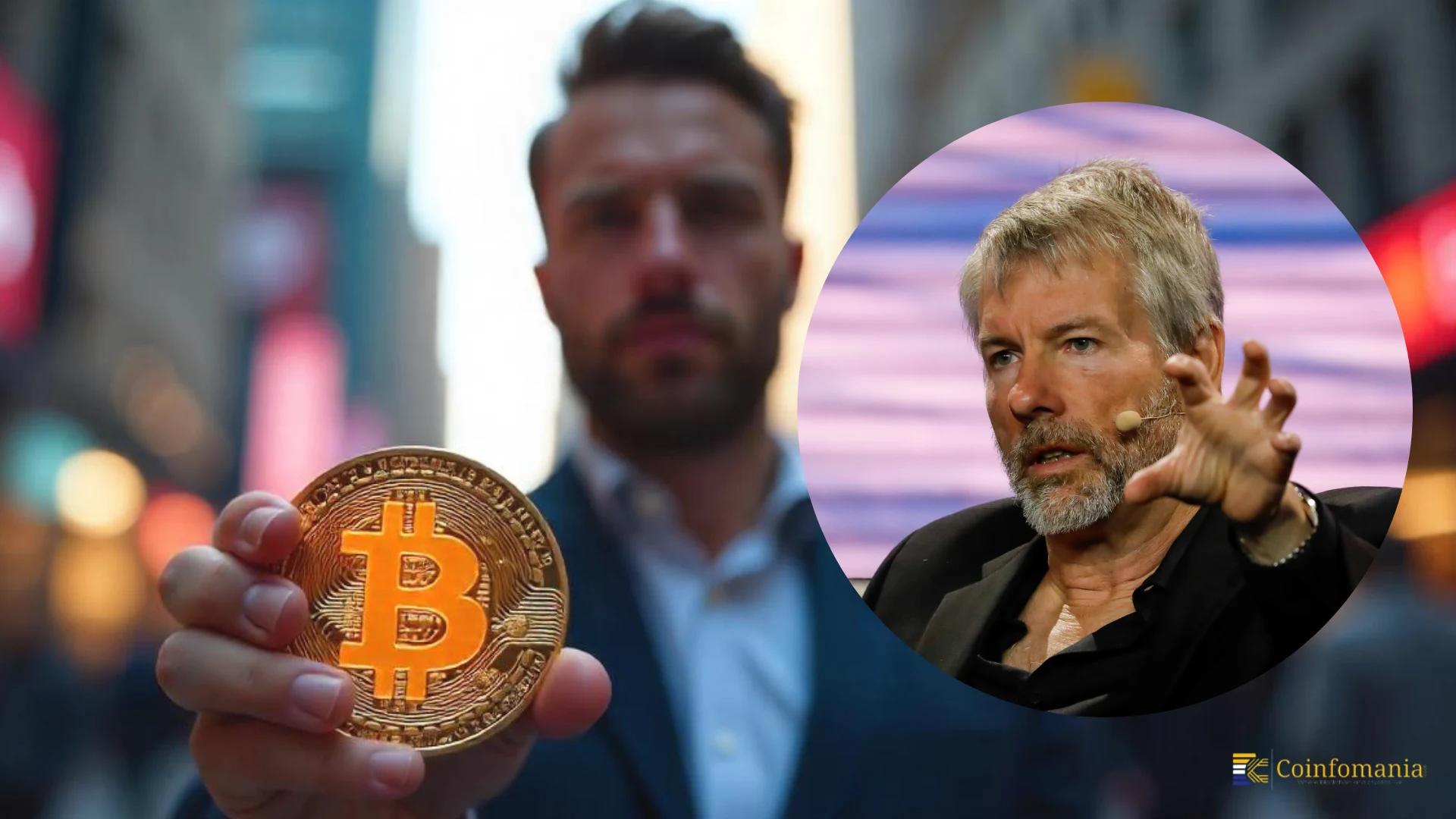 Michael Saylor Advocates Bitcoin for Financial Freedom logo