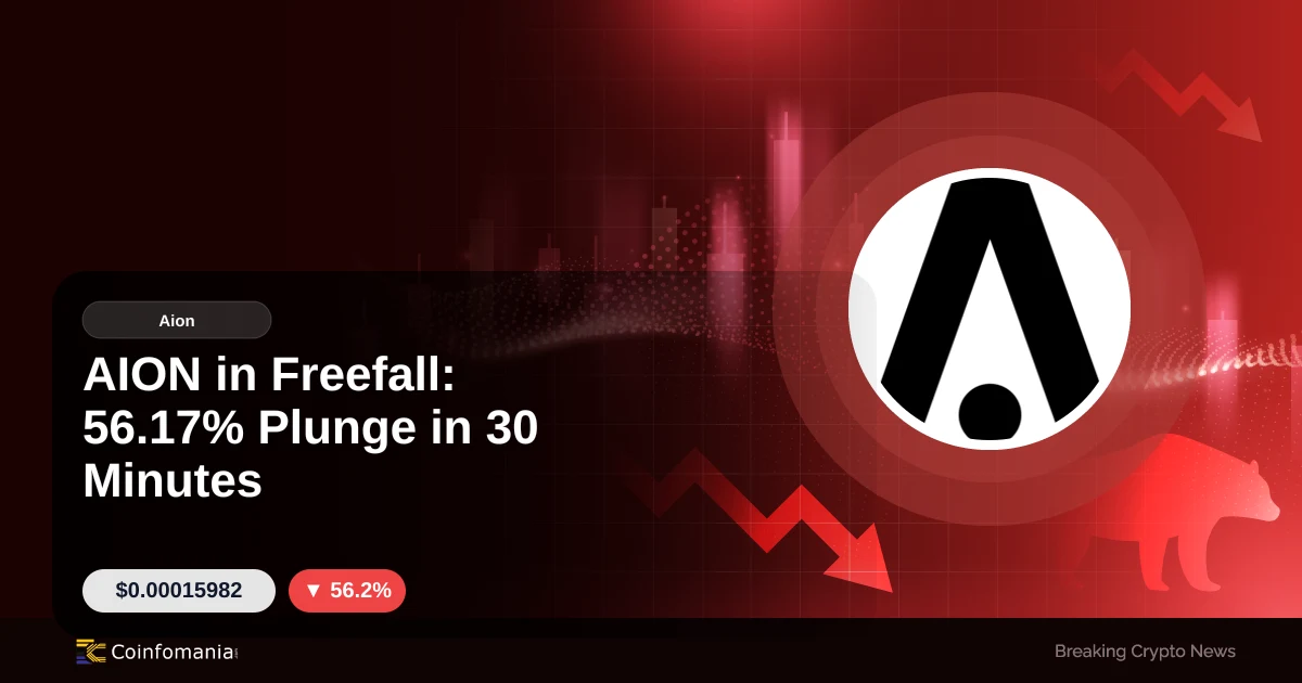 AION in Freefall: 56.17% Plunge in 30 Minutes