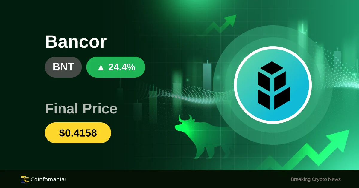 Why BNT Just Skyrocketed 24.45% in 5 Minutes