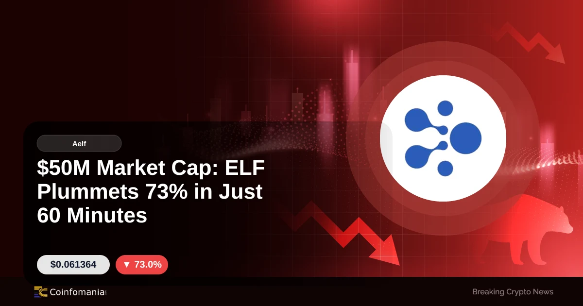 $50M Market Cap: ELF Plummets 73% in Just 60 Minutes