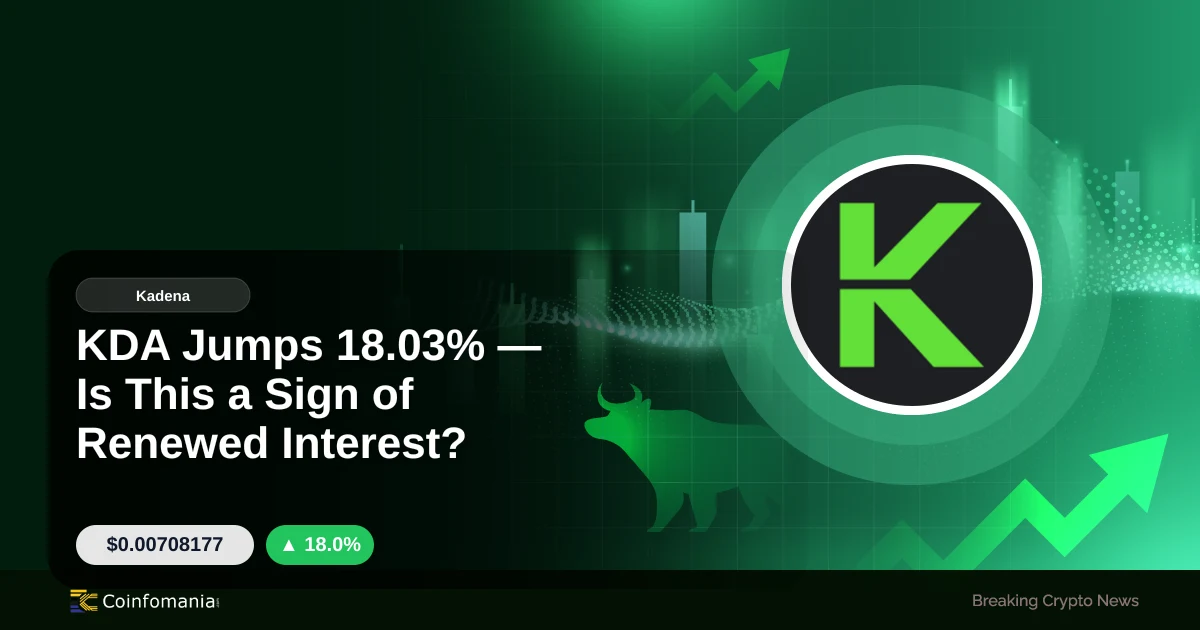 KDA Jumps 18.03% — Is This a Sign of Renewed Interest?