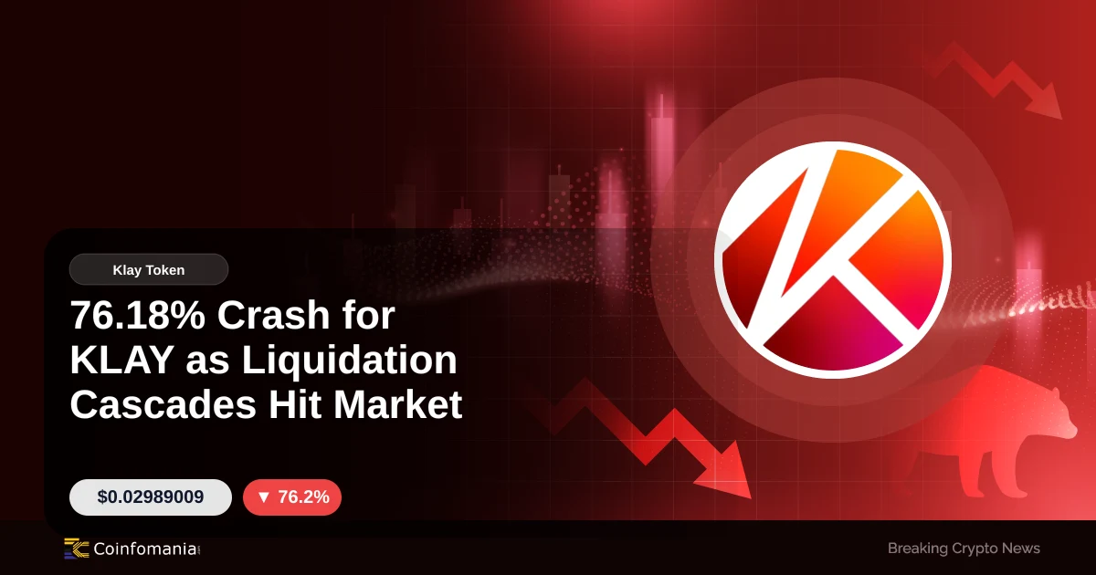 76.18% Crash for KLAY as Liquidation Cascades Hit Market