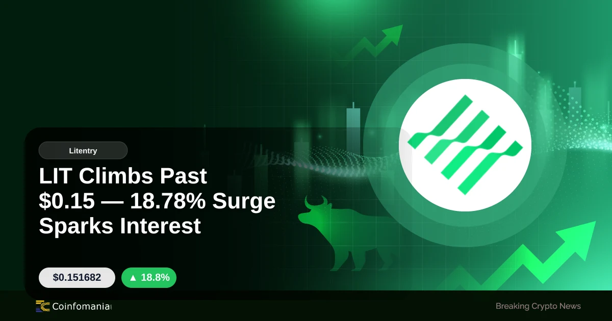 LIT Climbs Past $0.15 — 18.78% Surge Sparks Interest