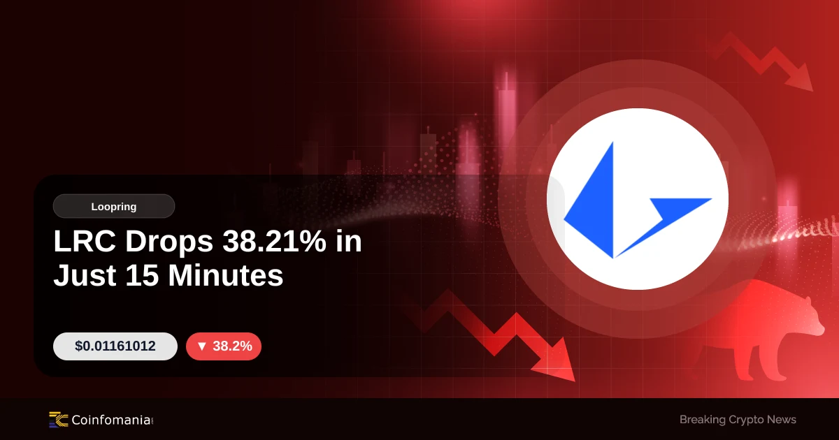 LRC Drops 38.21% in Just 15 Minutes