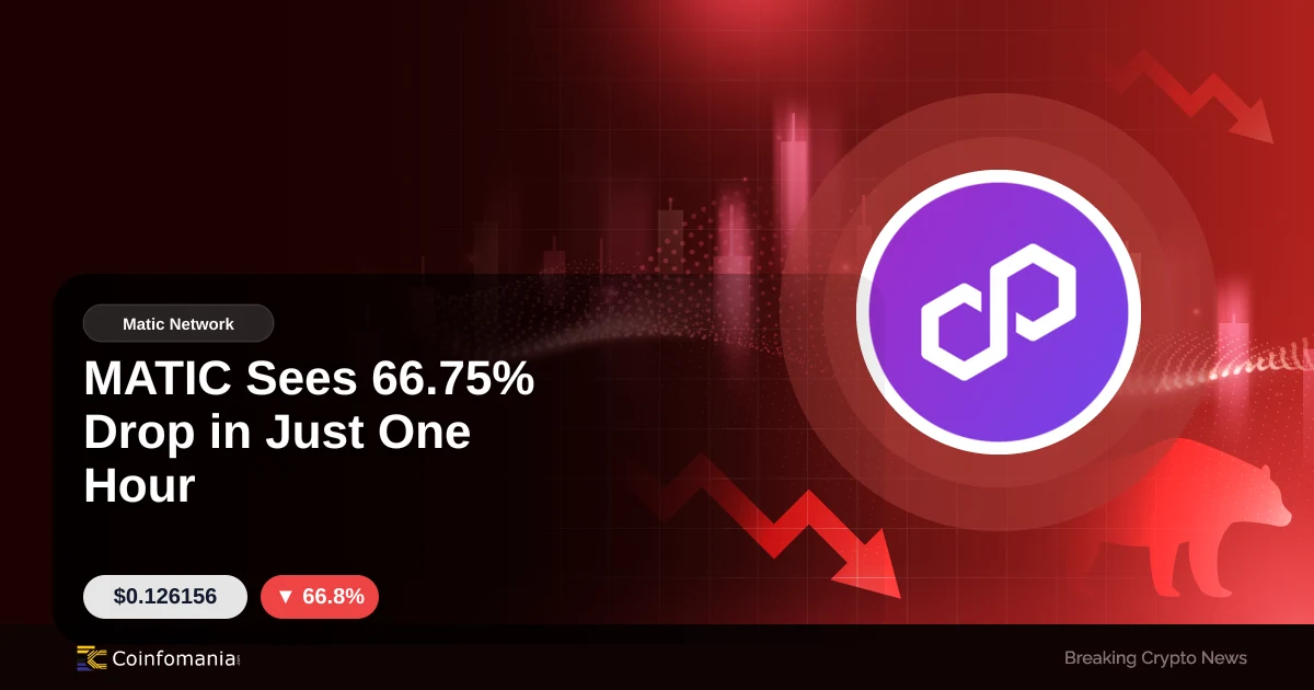 MATIC Sees 66.75% Drop in Just One Hour