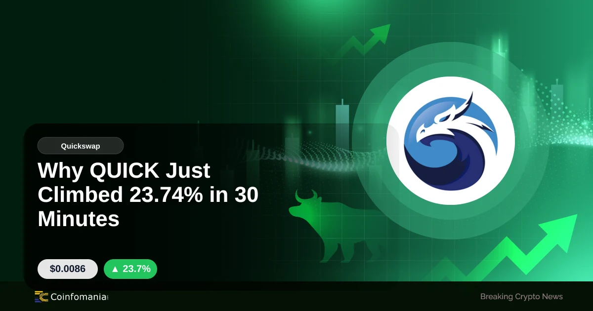 Why QUICK Just Climbed 23.74% in 30 Minutes