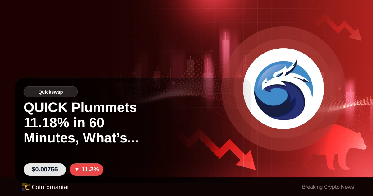 QUICK Plummets 11.18% in 60 Minutes, What’s Next?