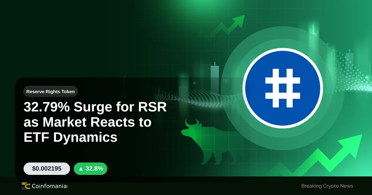 32.79% Surge for RSR as Market Reacts to ETF Dynamics