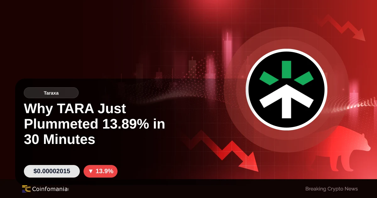 Why TARA Just Plummeted 13.89% in 30 Minutes