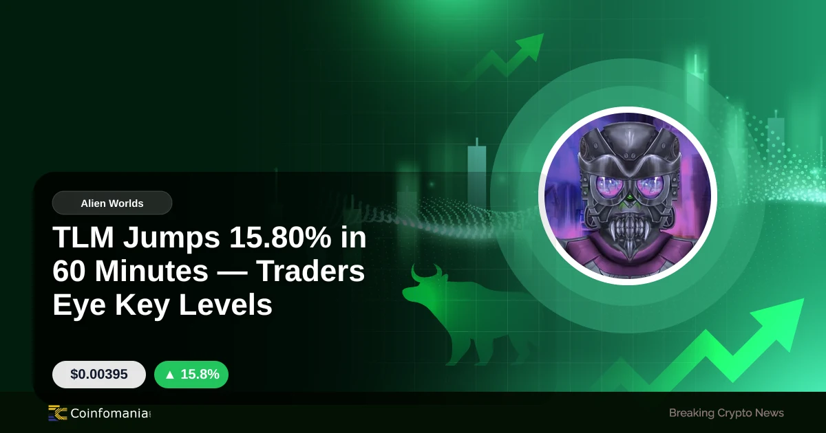 TLM Jumps 15.80% in 60 Minutes — Traders Eye Key Levels