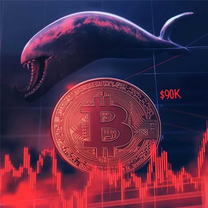 Bitcoin Price Prediction: BTC Price Signals No New Whale Buys as Price Plummets Towards $90k logo