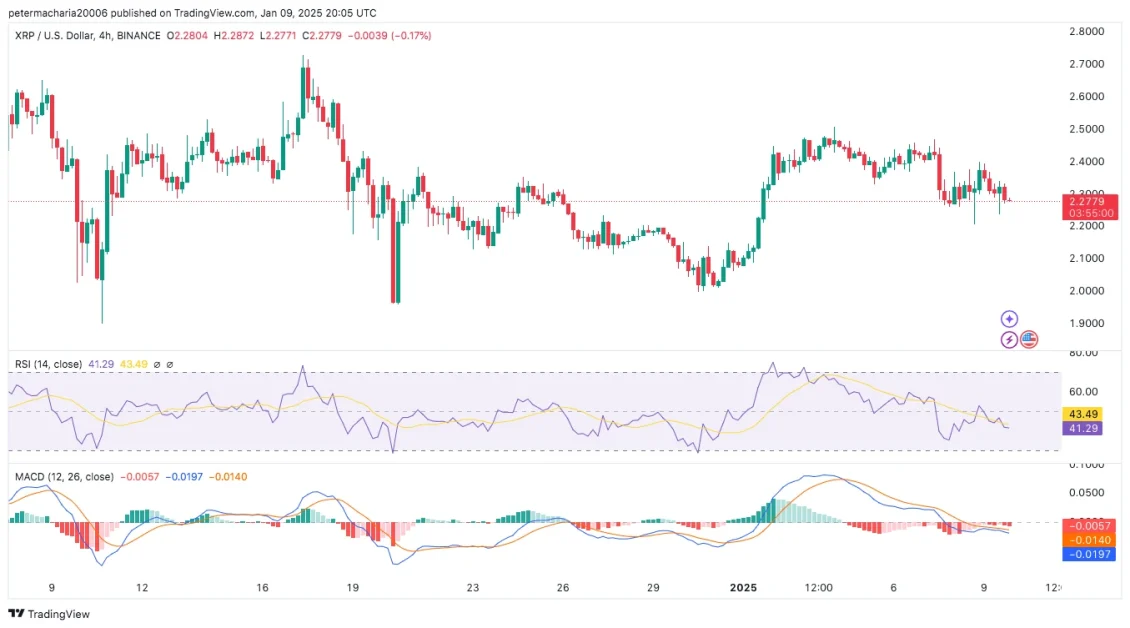 XRP daily chart